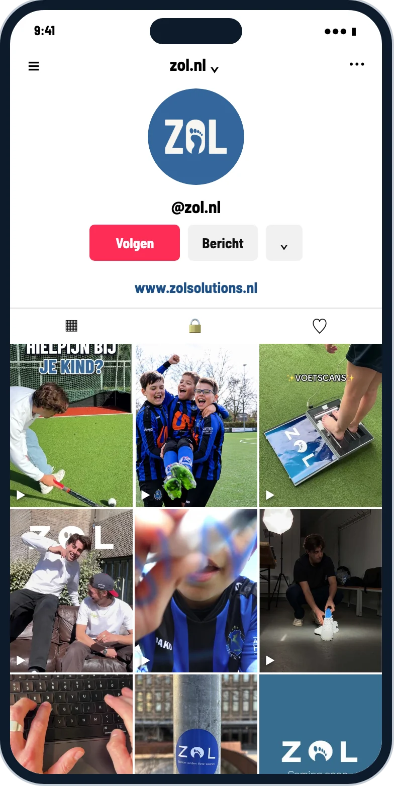 Het TikTok-profiel van ZOL